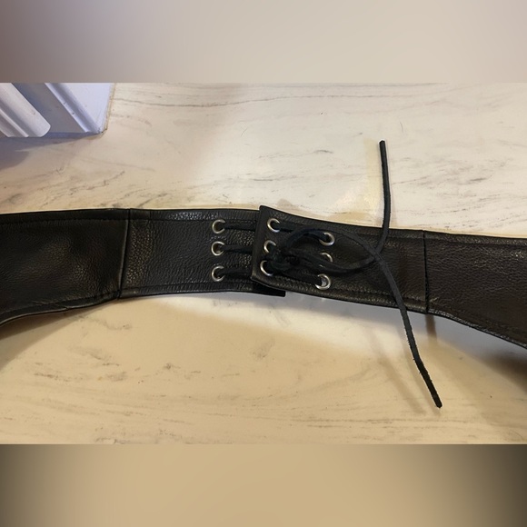 Bolt Leather Motorcycle Chaps, Size Small - Picture 7 of 11